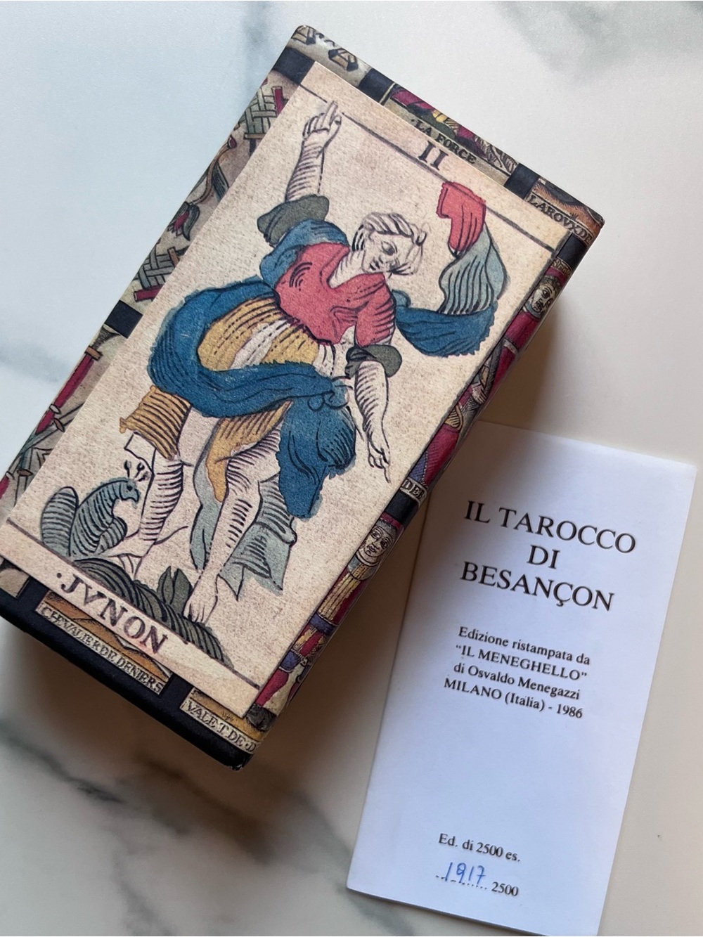 Vintage Tarot Deck: Tarocco di Besançon - Il Meneghello, Osvaldo Menegazzi